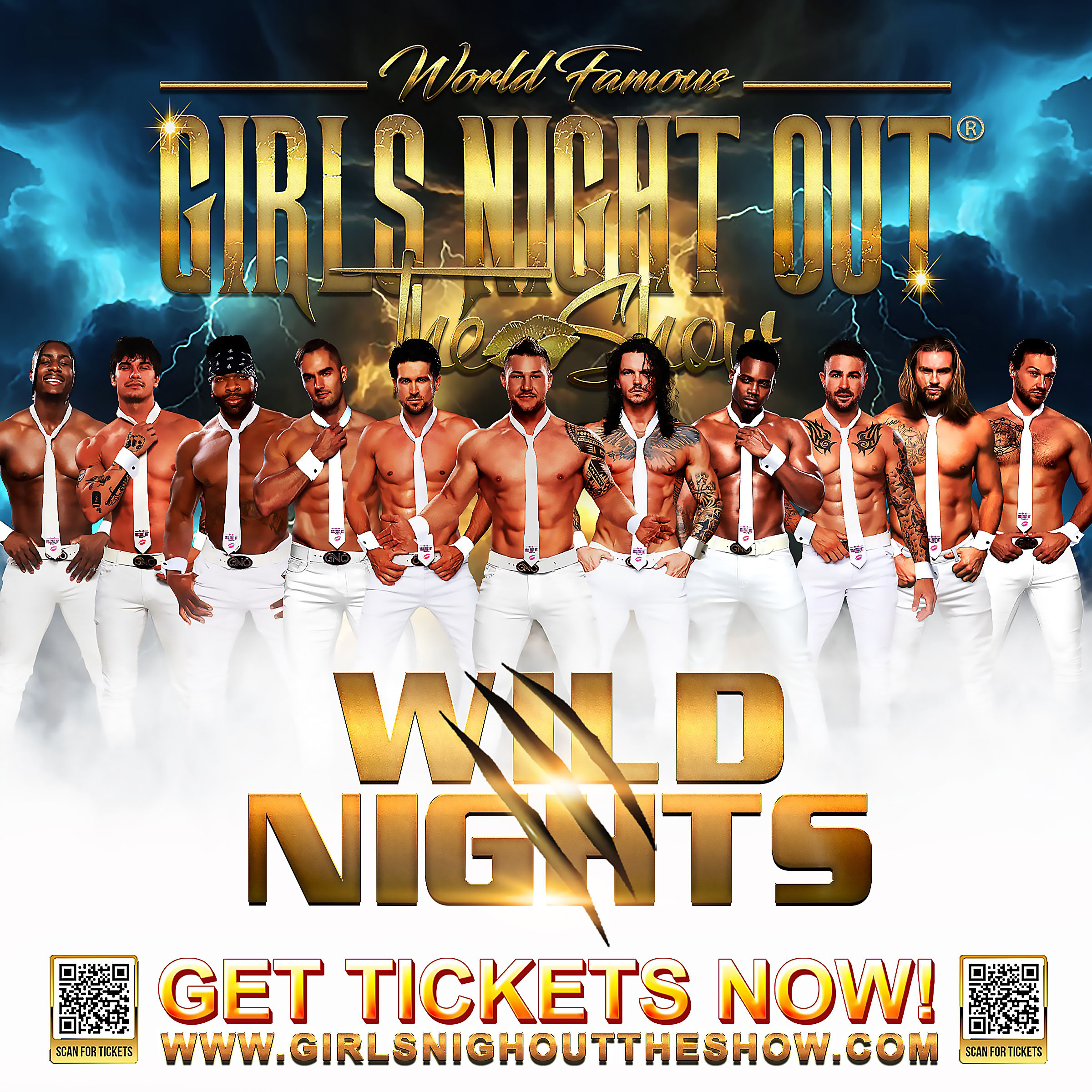 1 GNO 2025 8x8 Gold Wild Nights Scratch